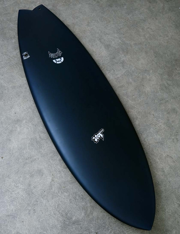 Lost RNF 96 Black Sheep Surfboard 5ft 8 Futures - Navy