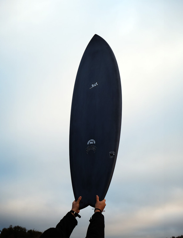 Lost RNF 96 Black Sheep Surfboard 5ft 10 Futures - Black
