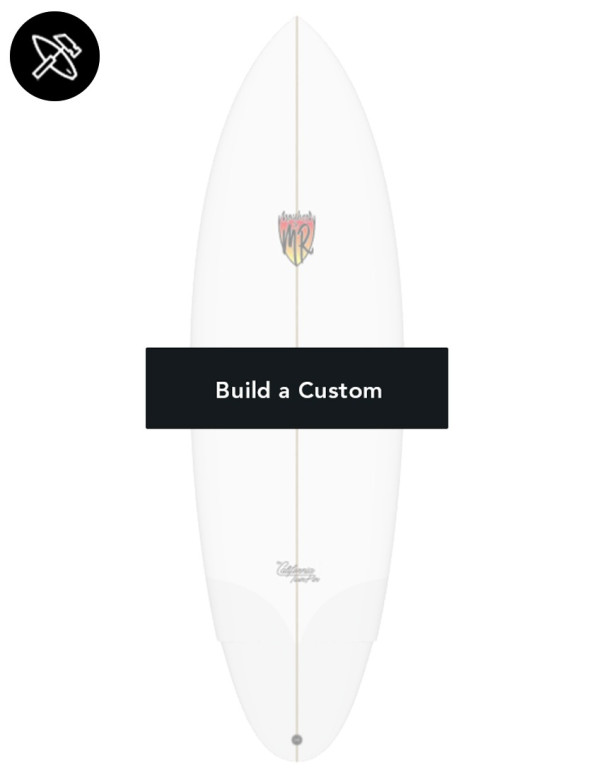 Lost California Twin Pin Surfboard - Custom