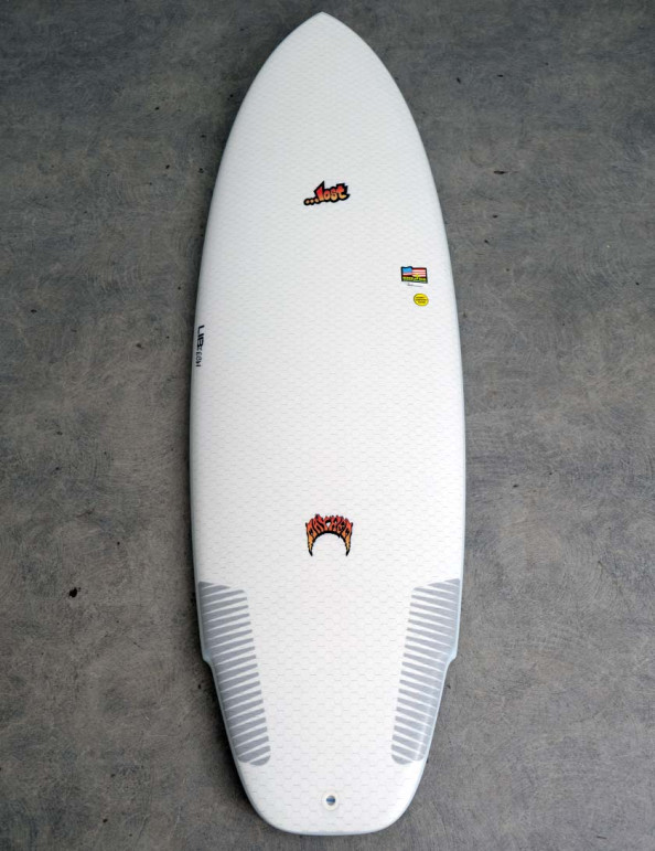 Lib Tech x Lost Puddle Jumper FC surfboard 6ft 1 - White