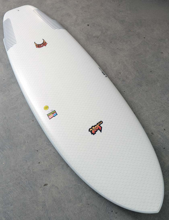Lib Tech x Lost Puddle Jumper FC surfboard 6ft 1 - White