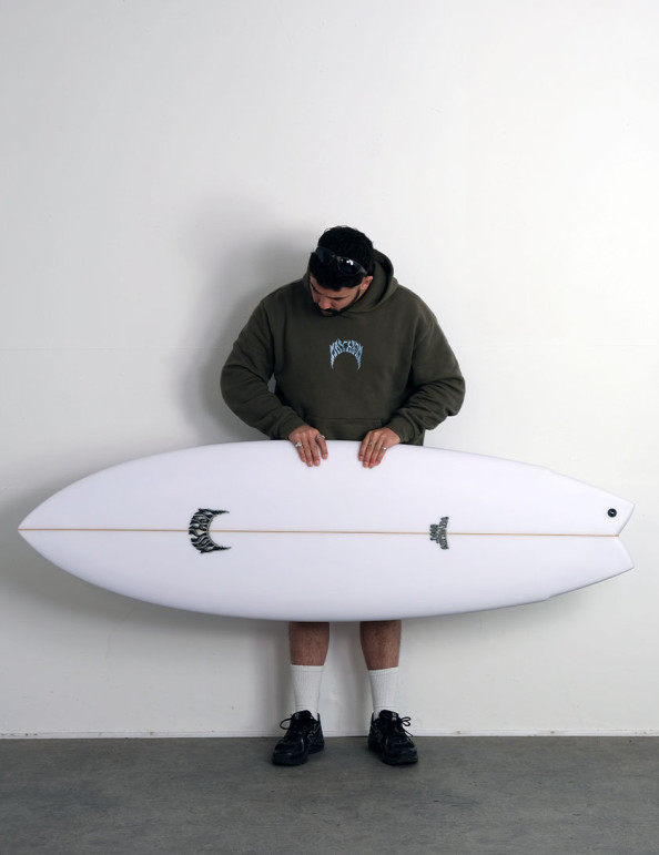 Lost Pisces Surfboard 5ft 11 Futures - White