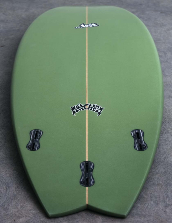 Lost RNF 96 Surfboard 5ft 8 FCS II - Green Spray