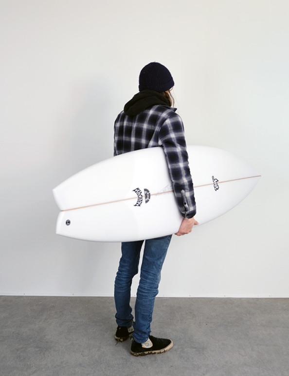 Lost RNF 96 Surfboard 5ft 10 FCS II - White