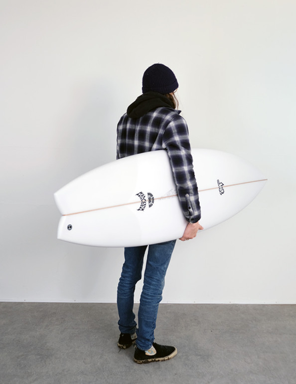 Lost RNF 96 Surfboard 5ft 11 FCS II - White