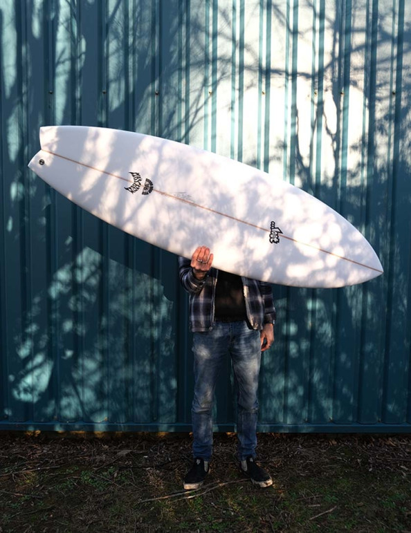 Lost RNF 96 Surfboard 5ft 11 FCS II - White