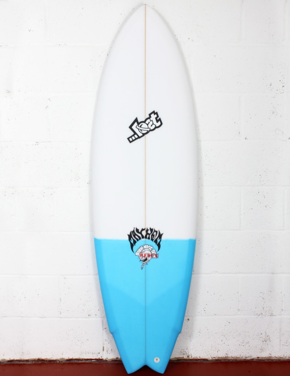 Lost Round Nose Fish Redux Surfboard - Blue Tail Dip