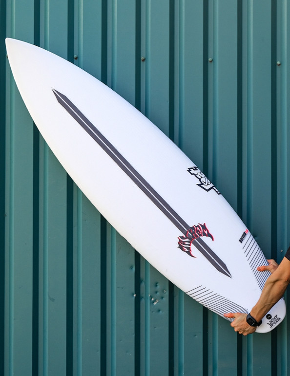 Lost Light Speed Driver 2.0 surfboard 5ft 11 FCS II - White