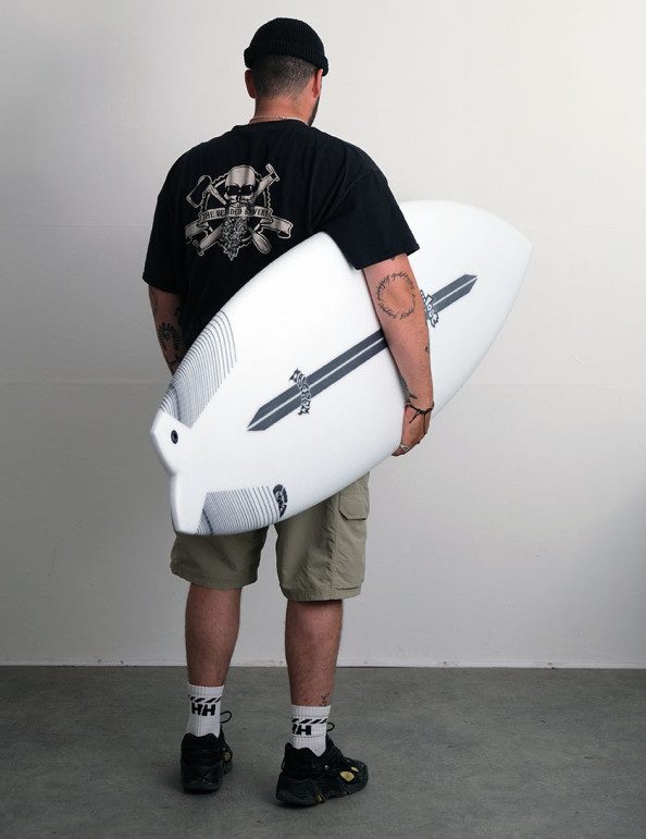 Lost RNF 96 Surfboard Lightspeed 6ft 2 Futures - White