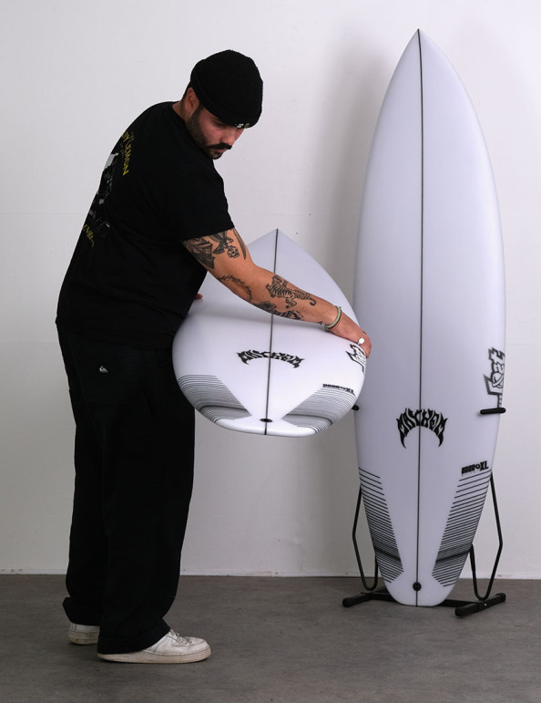 Lost Uber Driver XL surfboard 6ft 0 FCS II - White