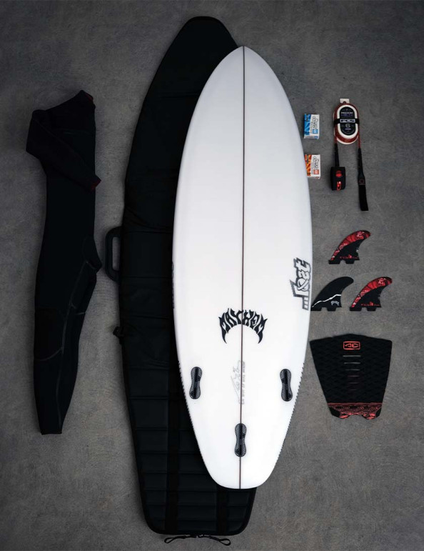 Lost Uber Driver XL surfboard 6ft 0 FCS II - White