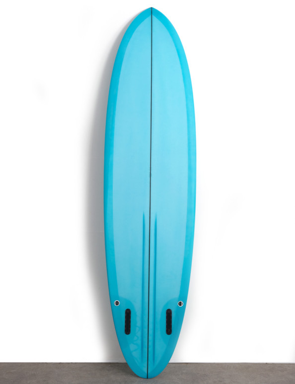 Love Machine FM surfboard 7ft 2 Futures FCS - Turquoise Full Tint
