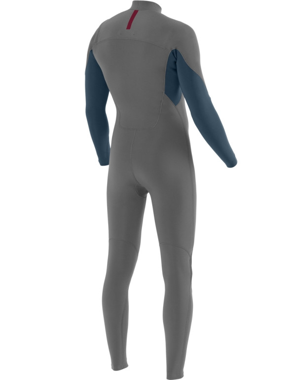Vissla ウェットスーツ 7seas 3x2ミリ ジャーフル　S グレー Vissla 7 Seas Comp Chest Zip 3/2mm Wetsuit - Grey