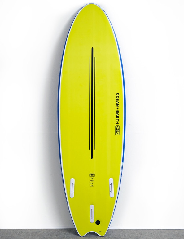 Ocean & Earth Ezi-Rider Soft Surfboard 6ft 6 - Navy