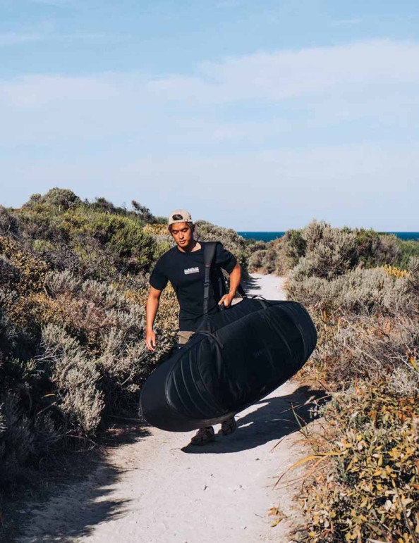Ocean & Earth Apex Triple Fish Wheeled Travel Surfboard Bag 10mm