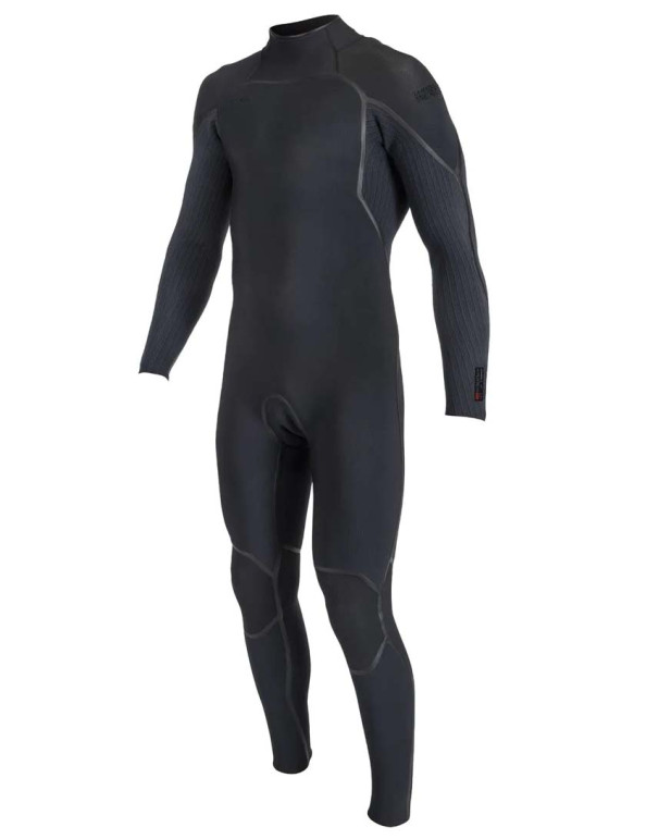 O'Neill HyperFreak Fire Back Zip 3/2+mm wetsuit - Black/Black