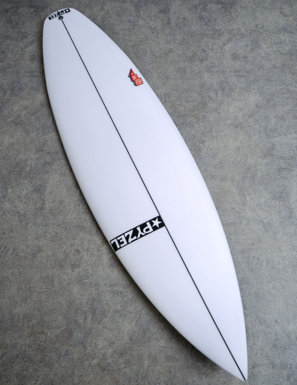 Pyzel Highline surfboard 6ft 0 FCS II - White
