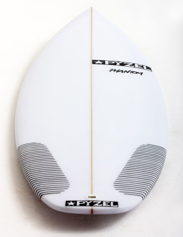 Pyzel Phantom surfboard 5ft 7 Futures - White