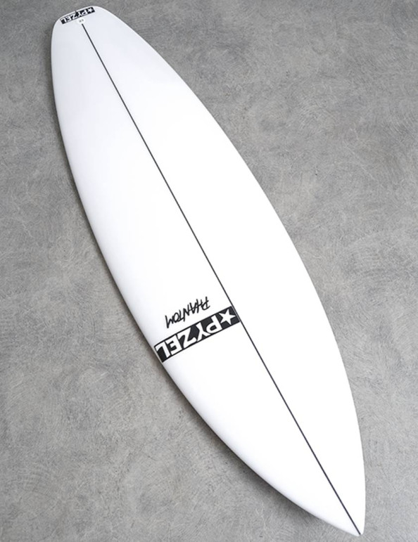 Pyzel Phantom surfboard 5ft 10 Futures - White