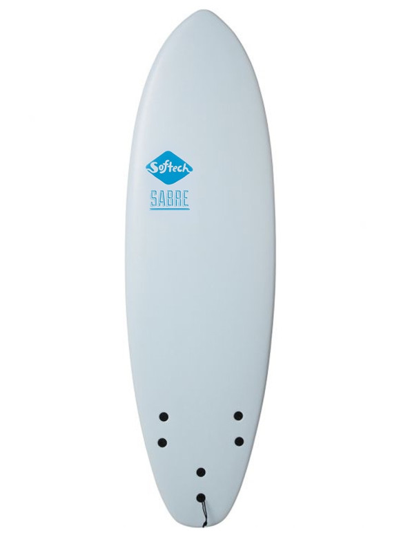 Softech Sabre soft surfboard 6ft 6 - Ice Blue