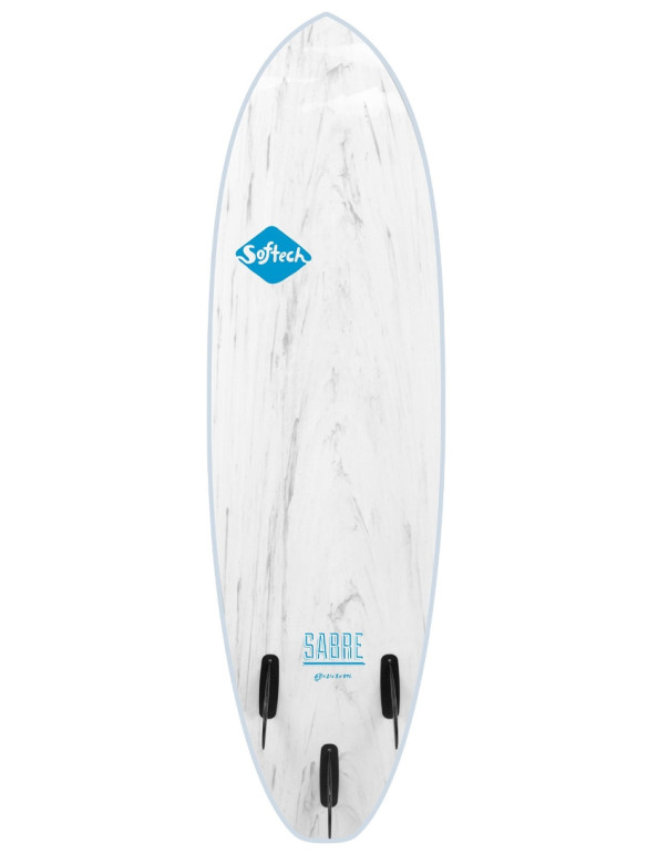 Softech SABRE サーフボード ライトブルー Softech Sabre soft surfboard 5ft 6 - Ice Blue
