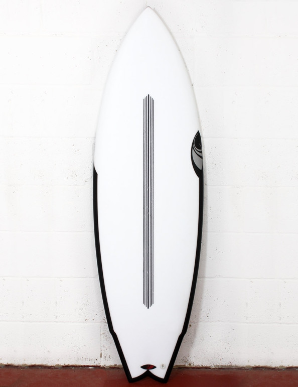 Sharp Eye Modern 2 Fusion E2 Surfboard 6ft 2 FCS II - White