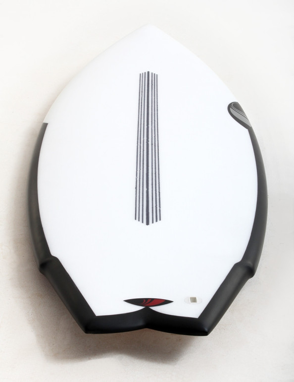 Sharp Eye Modern 2 Fusion E2 Surfboard 5ft 8 FCS II - White