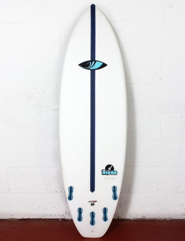 Sharp Eye Disco Cheater Fusion E2 Surfboard 5ft 10 FCS II - White