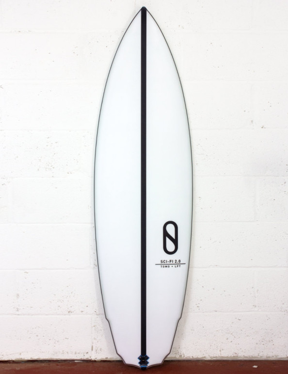 Slater Designs LFT Sci-Fi 2.0 surfboard 5ft 9 FCS II - White