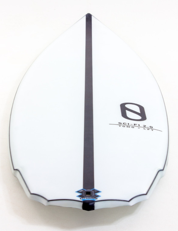 Slater Designs LFT Sci-Fi 2.0 surfboard 5ft 8 FCS II - White