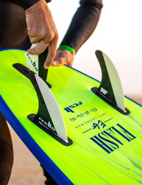 Softech Eric Geiselman Flash soft surfboard 5ft 0 FCS II - Green