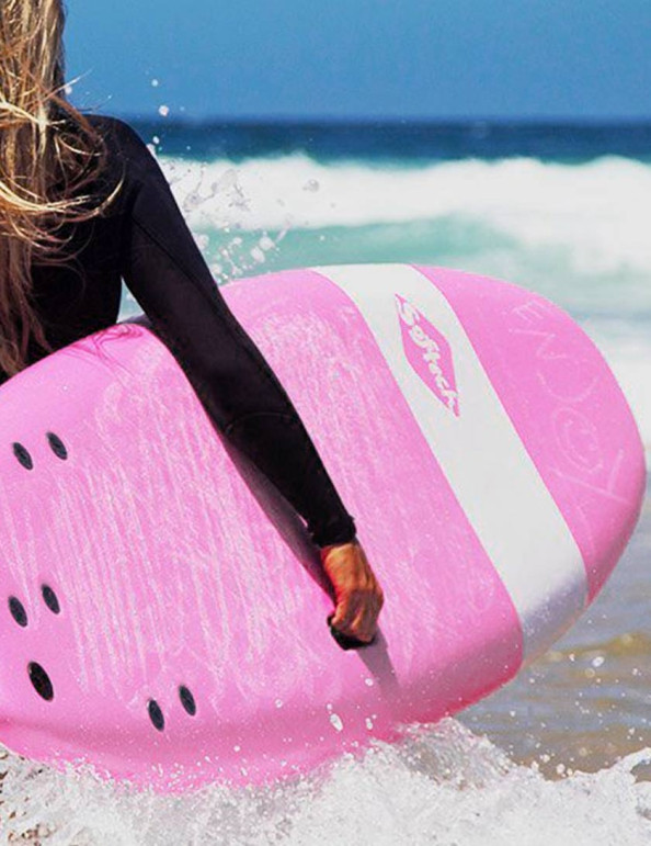 Softech Sally Fitzgibbons soft surfboard 7ft 0 - Pink
