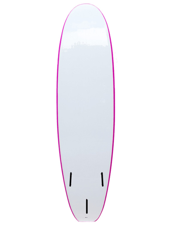 Surfworx Base Mini Mal soft surfboard package 7ft 6 - Pink