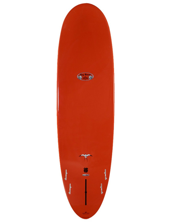 Takayama Scorpion II TufLite V-Tech surfboard 6ft 10 - Red/Grey