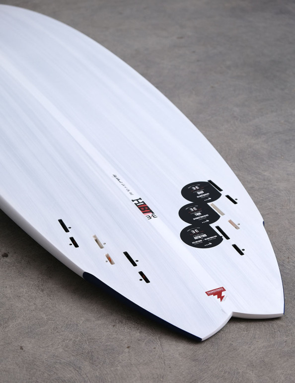 Thunderbolt Harley Ingleby HIBT Surfboard 5ft 10 FCS II - Red Flyer