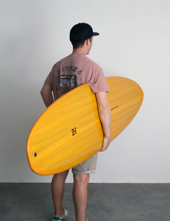 Thunderbolt Harley Ingleby Mini Moe Surfboard 6ft 6 FCS II - Orange