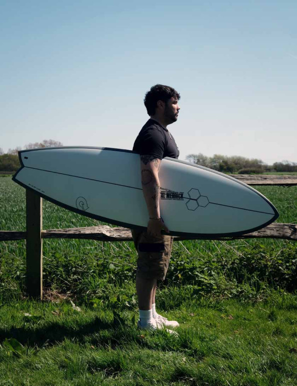 Torq x Channel Islands X-Lite Pod Mod surfboard 6ft 2 - Graphite