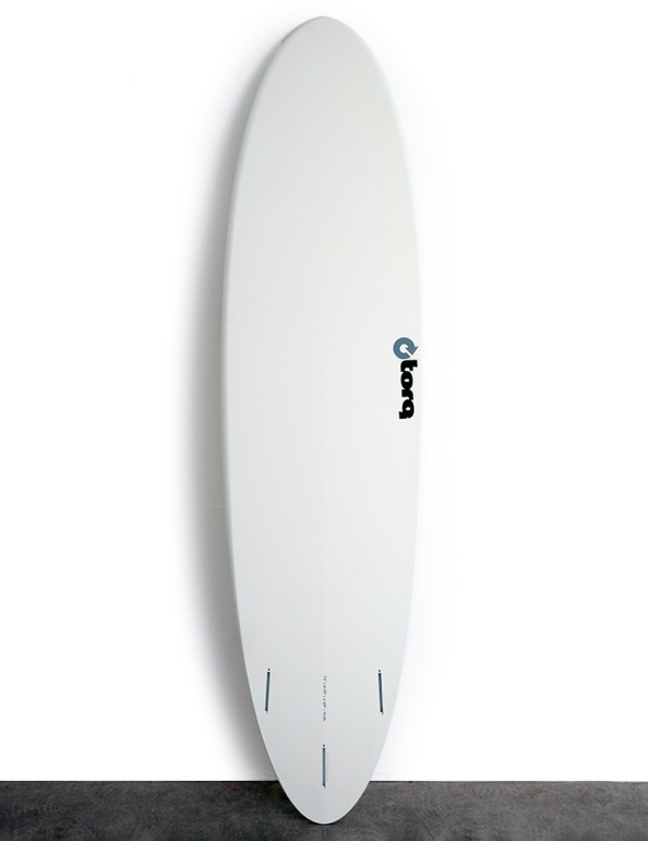 Torq Mod Fun surfboard 6ft 8 - White/Pinline