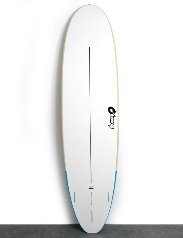 Torq Mod Fun V+ EVA Soft Top Surfboard 7ft 8 - Sand/Blue Croc Skin