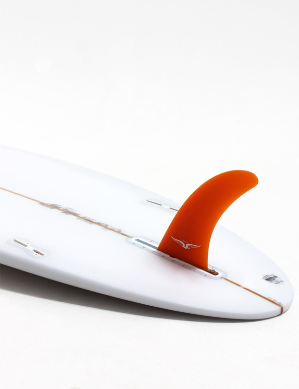 True Ames Skip Frye Flex 7.5 Longboard Fin - Orange