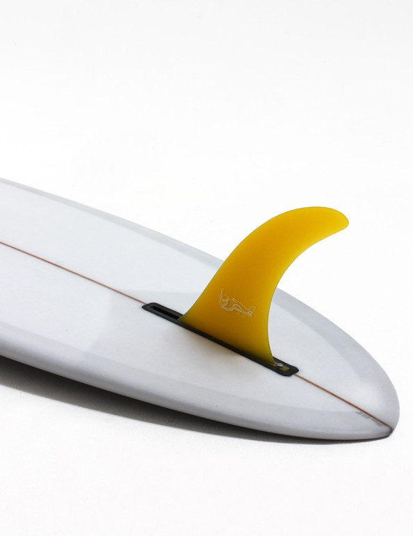 True Ames Greenough 4A 9.0 Longboard Fin - Yellow
