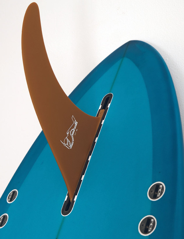 True Ames Greenough 4A 9.0 Longboard Fin - Rotten Avocado