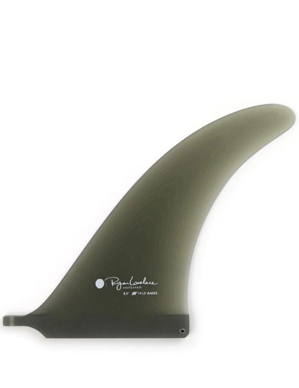 True Ames Lovelace V. Bowls Longboard fin - Smoke