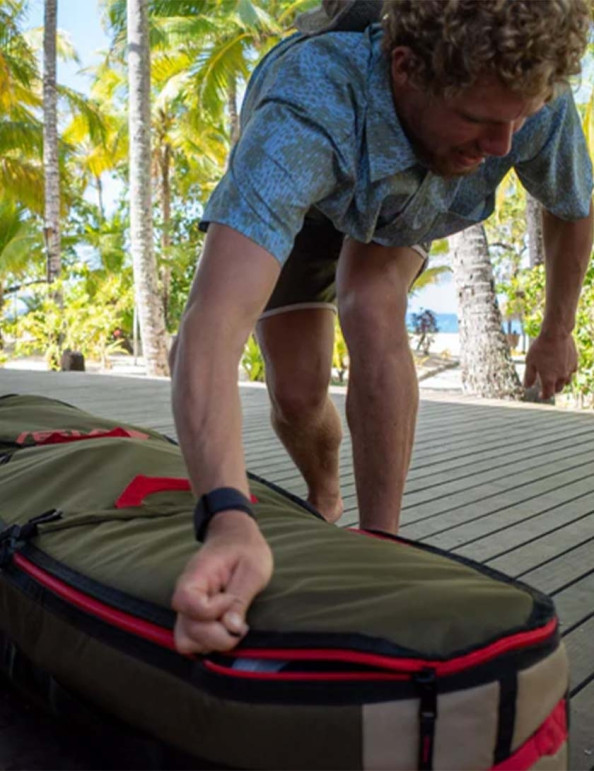 VEIA John John 3/2 Double shortboard surfboardbag 10mm 6ft 6