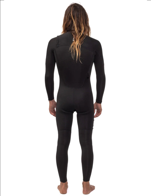 Vissla 7 Seas Chest Zip 5/4mm Wetsuit - Black