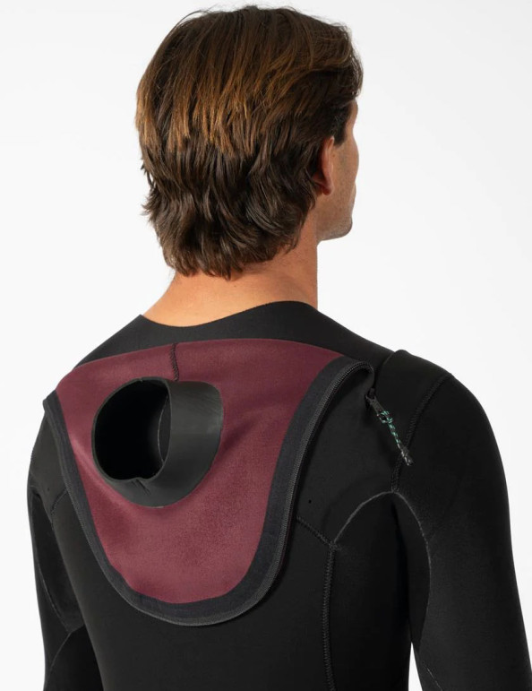Vissla x Axxe New Seas V Zip 4/3mm Wetsuit - Black