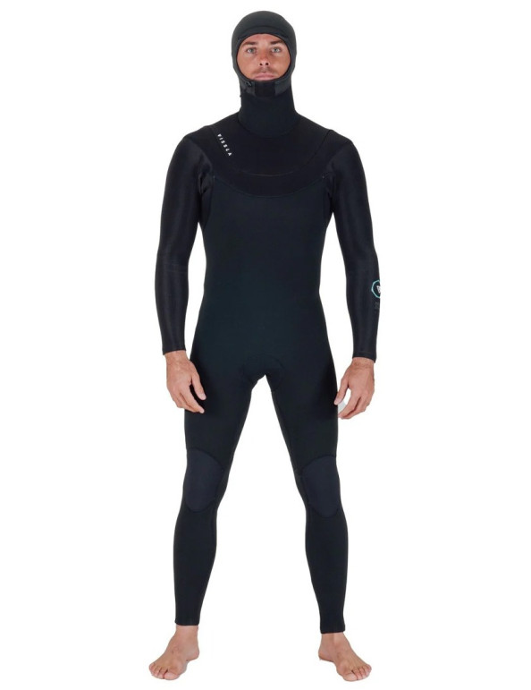 visslaフード付き5/4mmフルスーツLサイズ vissla-axxe-new-seas-v-zip-