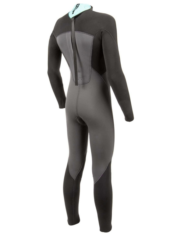 Vissla Boys 7 Seas Back Zip 4/3mm Wetsuit - Phantom