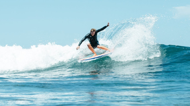 Softech Mason Twin Soft Surfboard 5ft 10 FCS II - Desert Storm