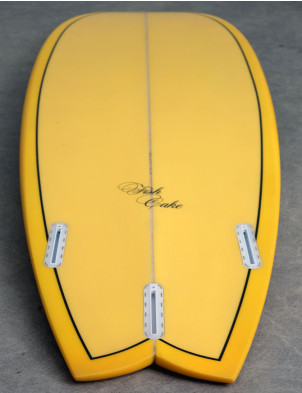 ABC Fishcake surfboard 6ft 3 Futures - Yellow